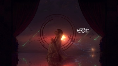 唯美古风水中女神