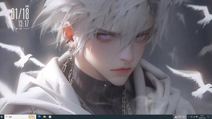 白发少年