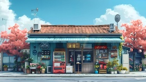 清新街道杂货铺