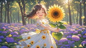 太阳花女孩