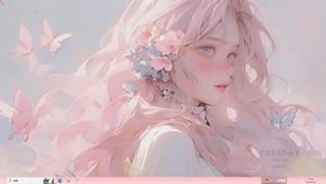 樱花发色少女