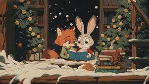 看书的朱迪和尼克