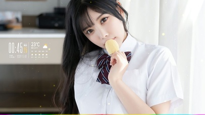 清纯制服美女【4K-高清】