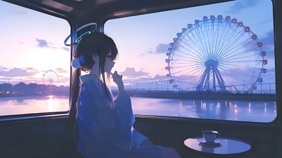 生盐诺亚（生塩 ノア）夕阳萝莉