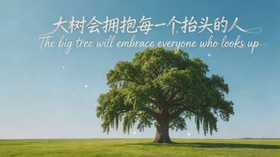 大树会拥抱每一个抬头的人