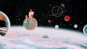 太空中的男孩
