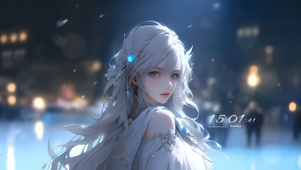 禁欲系气质美女