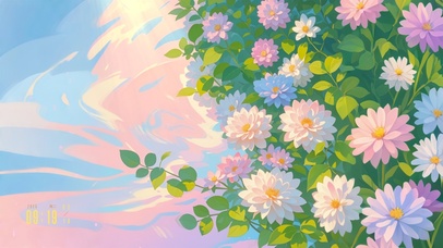 4K 花香轻拂 心旷神怡