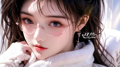 唯美清纯眼睛美女