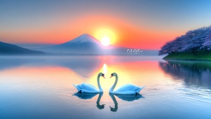 夕阳下的爱恋