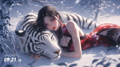 她的容貌仿佛被精心雕琢打磨过