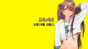 双马尾女孩