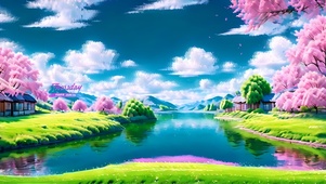 樱花河畔