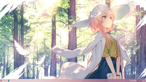 森林中的少女