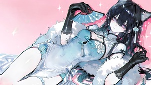 德克萨斯-旗袍美女