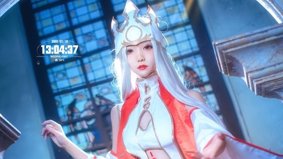 4K二次元cos美少女