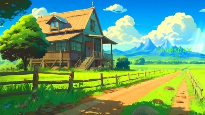 夏季绿色治愈小屋