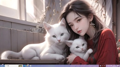 女孩和猫咪（主题）