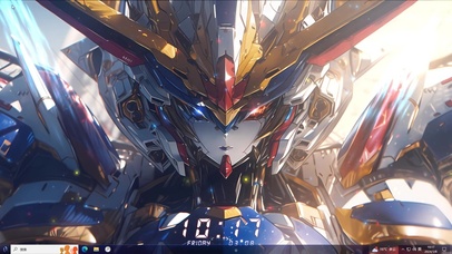 4k 帅气机甲战士 