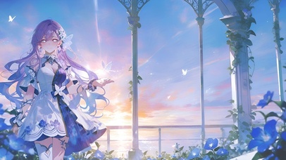 夕阳下的少女-坎特蕾拉