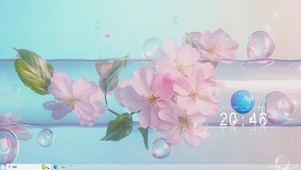 清新简约AI插画-桌面主题