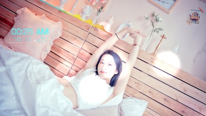 刚起床的老婆（含时间、音乐）