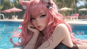 泳池魅惑阿狸