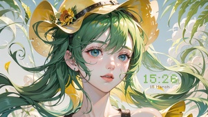 丛林绿小清新美少女