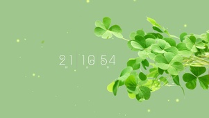 四叶草简约小清新桌面