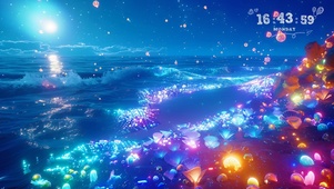 对着夜晚许愿