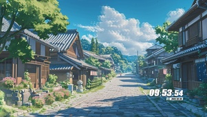 护眼村落绿景