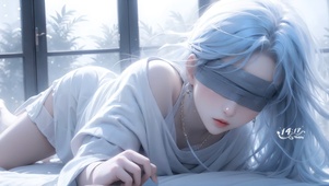 纯欲蒙眼女孩