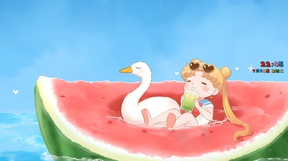 美少女的清凉夏日