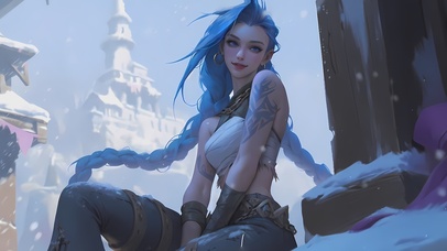 唯美雪天金克斯