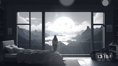 【4k】面朝山海-治愈