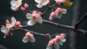 雪中的梅花
