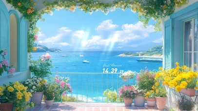 治愈护眼海上别墅