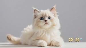 窗口巡逻小猫