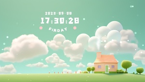3d草地小屋