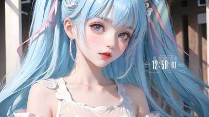 4k可爱甜美女孩