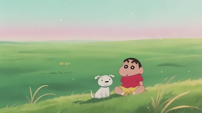 可爱治愈草原小新