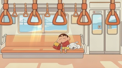 小新和小白的治愈电车日常