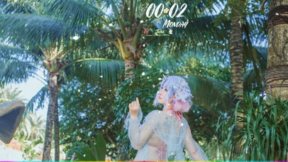 唯美短发美少女