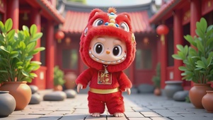 喜庆拉布布