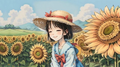 向日葵女孩