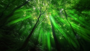 阳光树林
