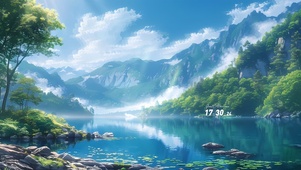 幽静 湖泊
