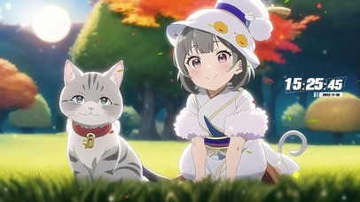 猫咪和女孩