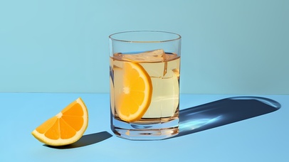 简约-柠檬苏打水