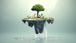 悬浮的岛屿